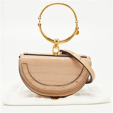 chloe nile minaudiere beige|Chloe Nile Minaudiere Beige Bag – LuxuryPromise.